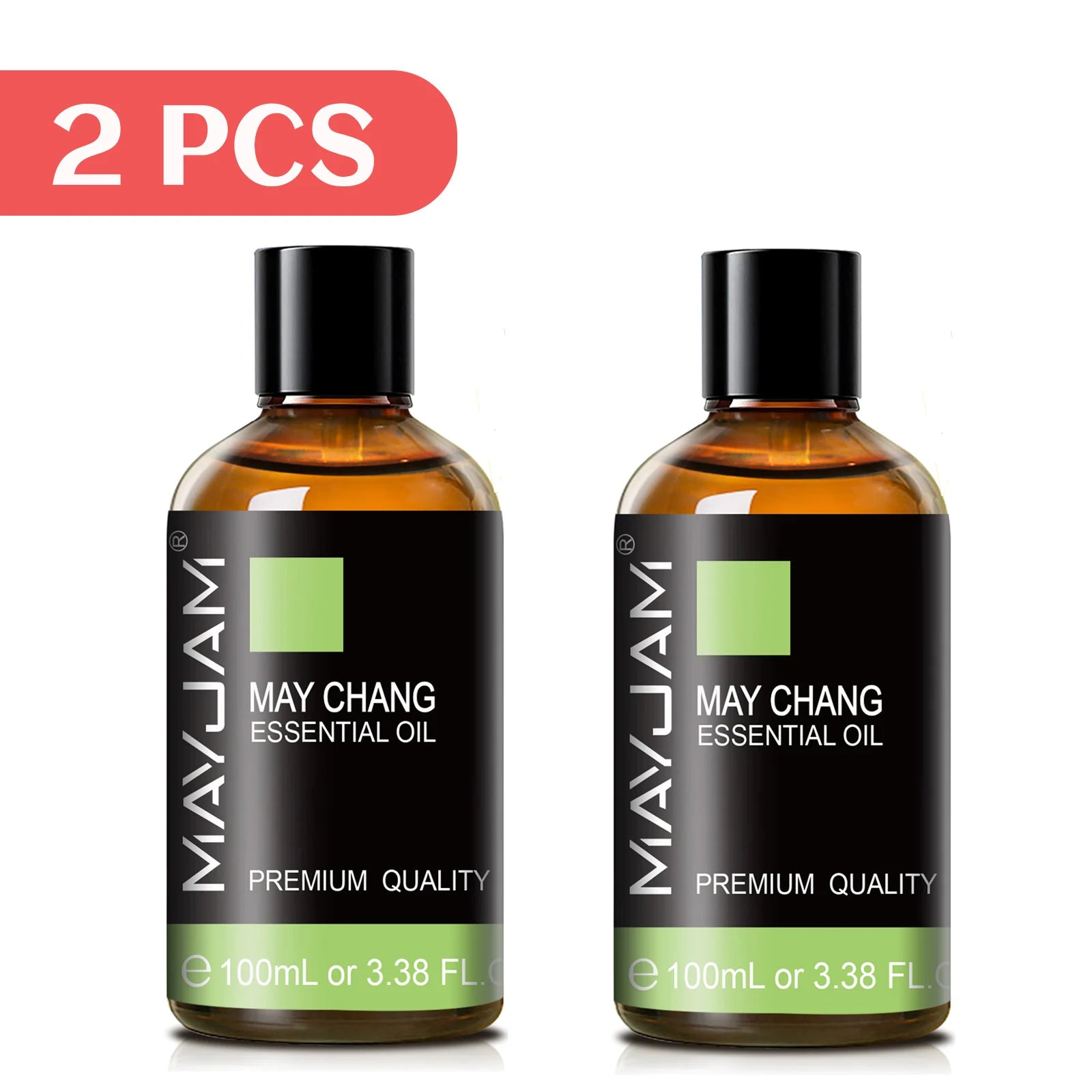 MAYJAM 100ml Pure Natural Essential Oil May Chang Sandalwood Lavender Vanilla Oregano Eucalyptus Oil for Humidifier Diffuser