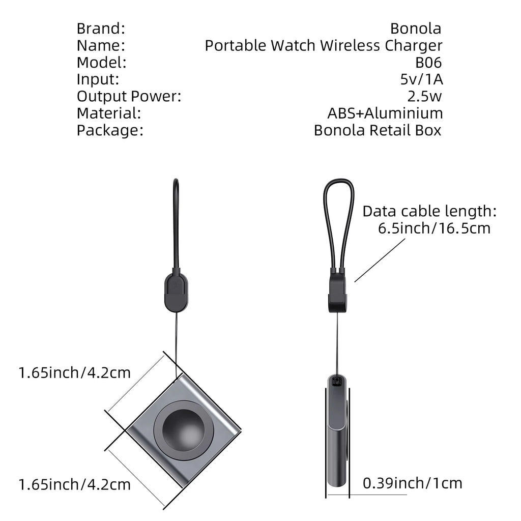 Samsung Galaxy Watch Wireless Charger – Fast USB-C Charging Dock Tidesmit
