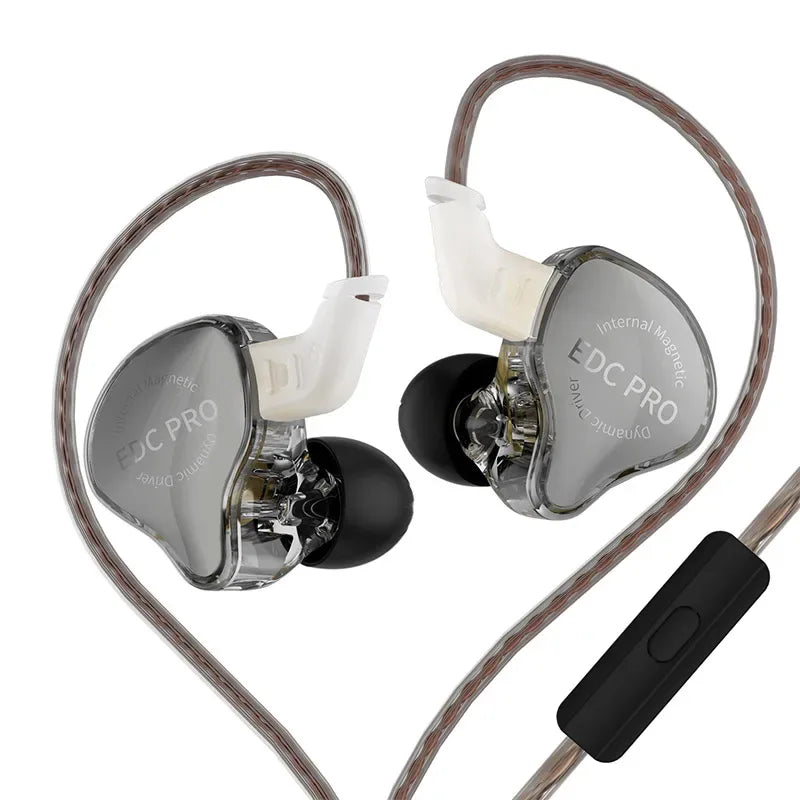 Tidesmit HiFi Wired In-Ear Monitors with Dual Dynamic Drivers OFC Flat mic Tidesmit