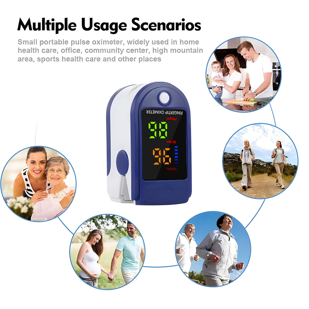 Non-Contact Body Temperature Tool Medical IR Fever Thermometer Digital Ear Thermometer or Mini Finger Pulse Oximeter Blood Oxyge