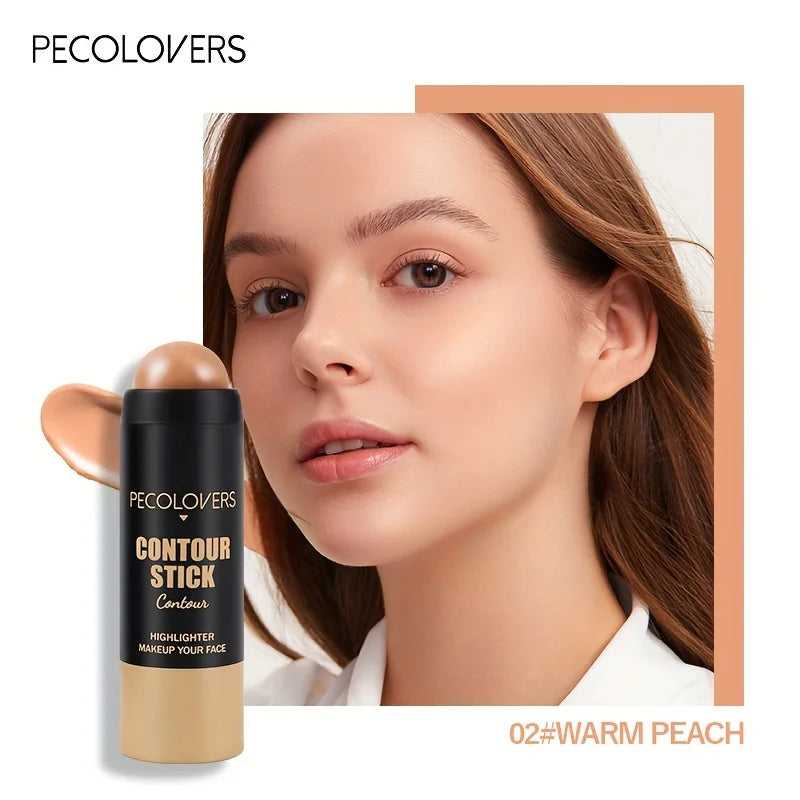 Tidesmit face makeup highlighter and bronzer contour stick for natural 3D sculpting and brightening