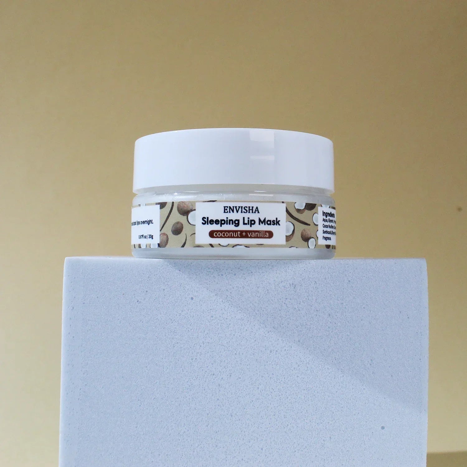 Coconut Lip Sleeping Mask for Deep Hydration - Tidesmit Lip Care Treatment Lip Care Tidesmit