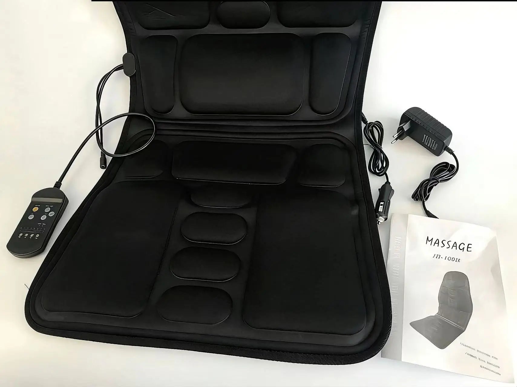 Heated Electric Massage Cushion for Car - Portable Muscle Relief Massage Cushion Tidesmit