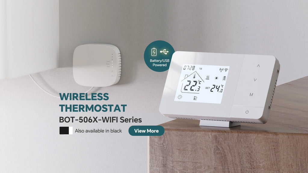 Wireless WiFi Thermostat for Gas Boiler for Water Floor Heating Smart Tuya Temperature Controller Alexa Google Home