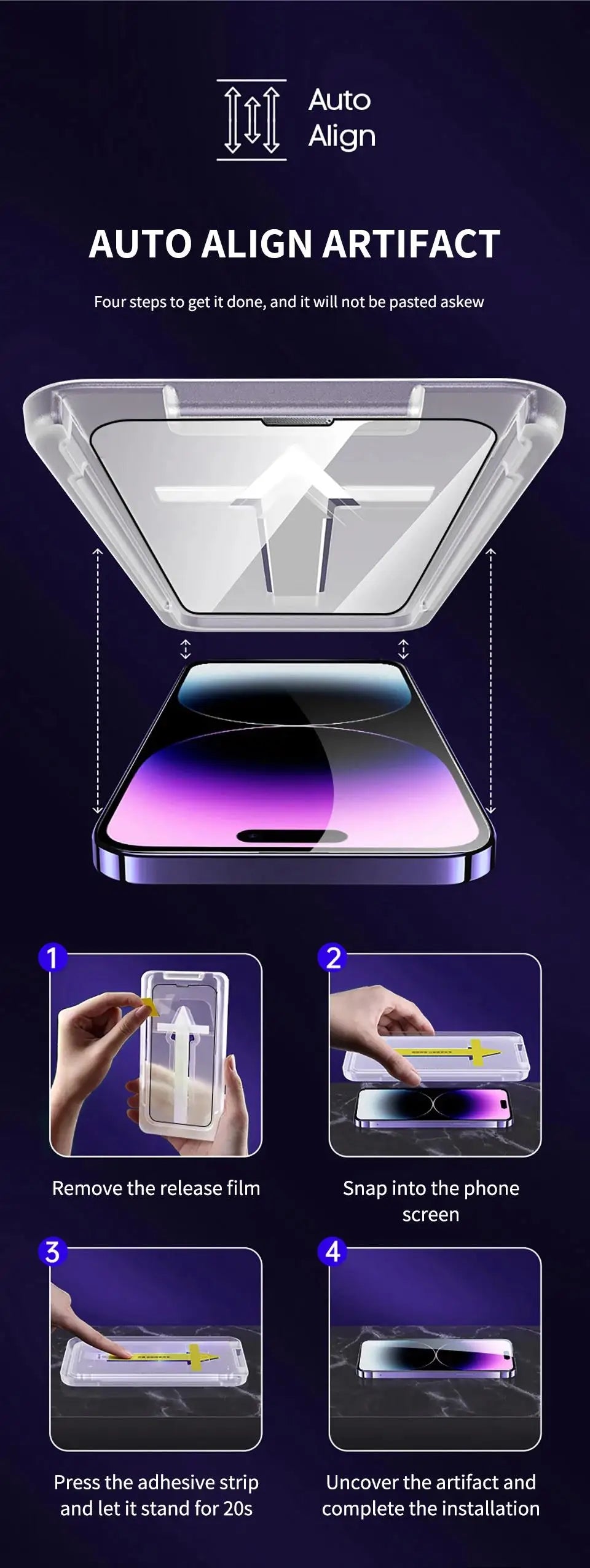 For OPPO Find X8 Reno 11 12 Pro Tempered Glass oppo Find X5 X6 X3 Pro X7 Ultra Screen Protector One click utomatic Easy Install AE Tidesmit