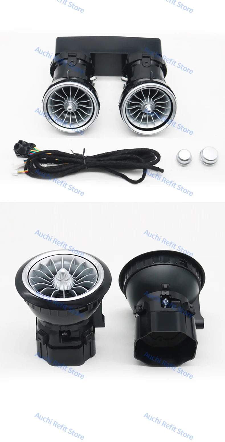 Mercedes-Benz W213 Ambient LED Air Vents with 3D Rotating Speaker Tidesmit