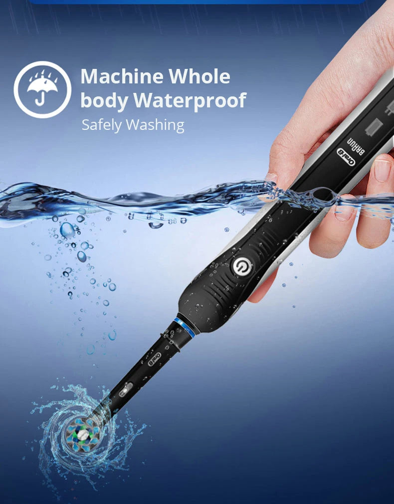 Oral B Sonic Electric Toothbrush PRO4000 RPO600 D12 Vitality Rotating Tooth Brush for Adults Oral Cares Rechargeable Waterproof