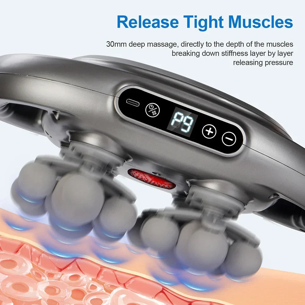 Fascia Gun Deep Tissue Massager - 24 Head Professional Recovery Tool Fascia Gun Tidesmit