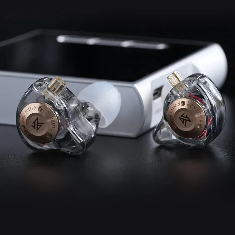 KZ EDX Pro X HiFi Wired In-Ear Monitors with Mic | Tidesmit Tidesmit
