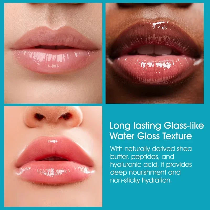 Tidesmit 2026 Instant Lip Plump Oil texture close-up for enhanced fullness elasticity and nourishing face makeup