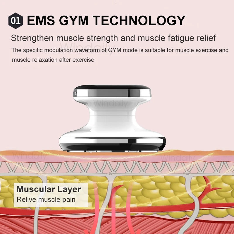 EMS RF Body Slimming Machine - Electric Massager for Muscle Relief Body Shaping Massage Equipment Tidesmit