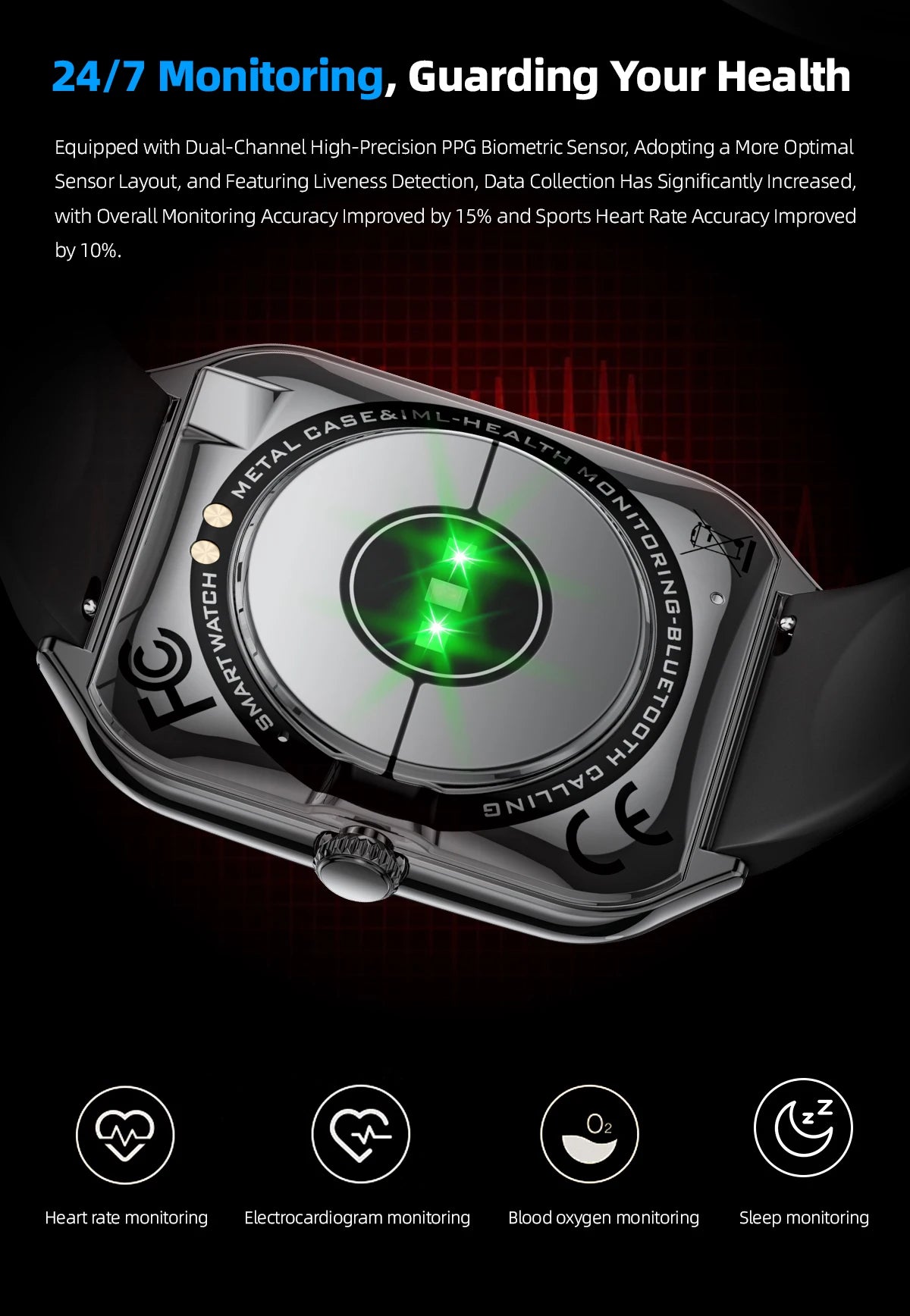 LIGE Ultra Thin New Smart Watch 2026 Men AMOLED HD Screen Always Show Time Heart Rate Bluetooth Call Sport Waterproof Smartwatch