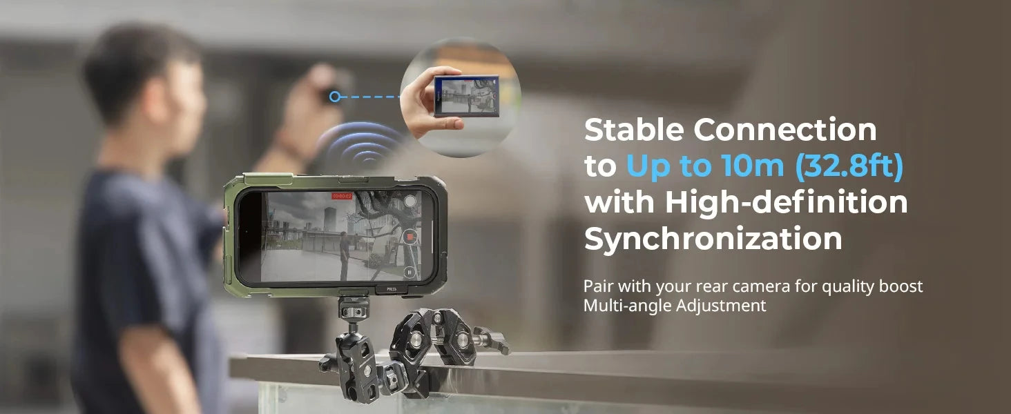 Magnetic Smartphone Selfie Monitor for Rear Camera Content - Kit 4851 Tidesmit
