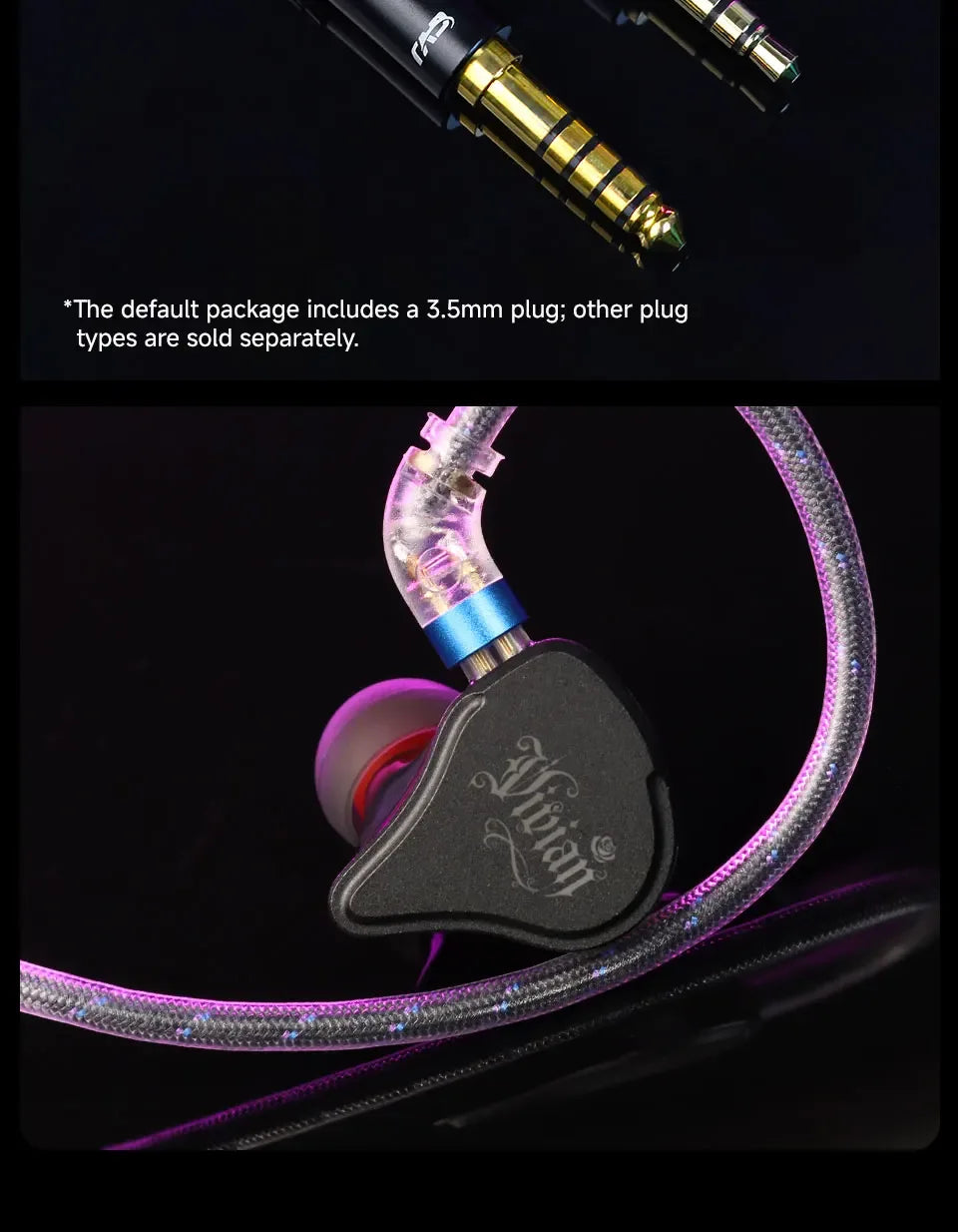 Tidesmit 10mm Dynamic Driver In-Ear HiFi Gaming Audio Earphones Tidesmit