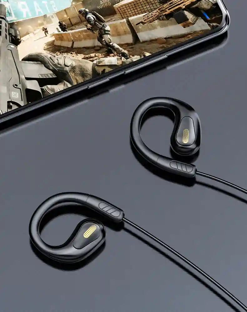 Wired Earbuds with Mic and 9D Surround Sound - USB-C & 3.5mm Options Tidesmit
