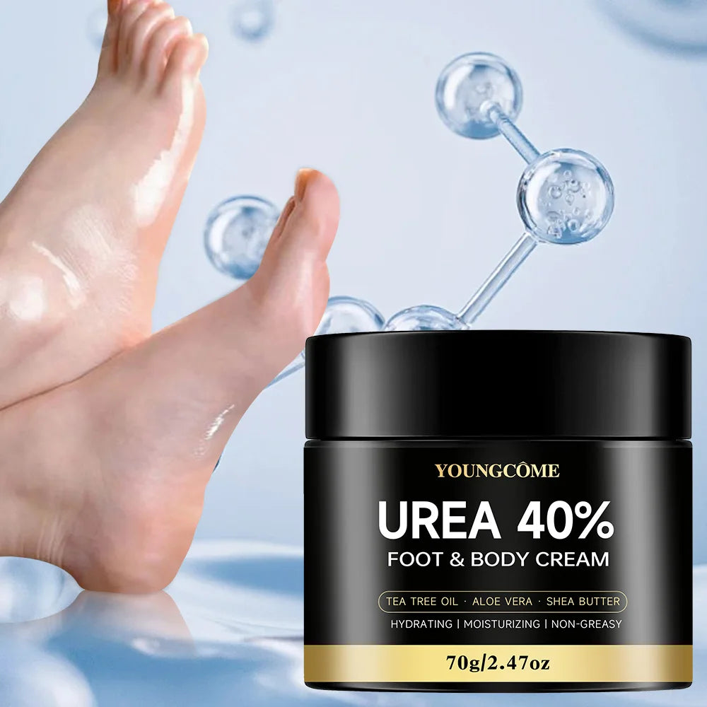 Urea 40% Cream for Cracked Heels and Dry Skin Repair - Tidesmit Scrubs Treatments Tidesmit