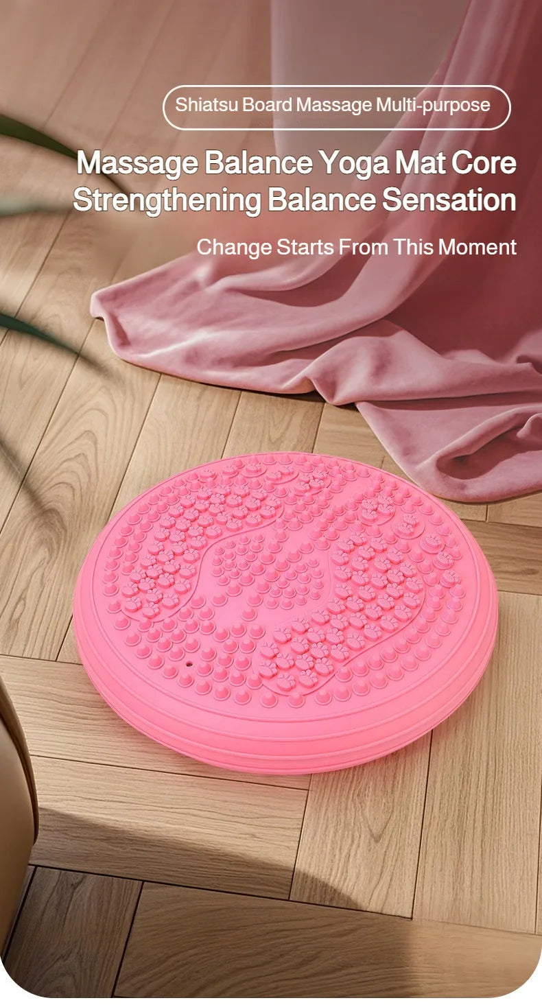 Inflatable Balance Trainer | Massage Stepper for Core Stability Massage Cushion Tidesmit