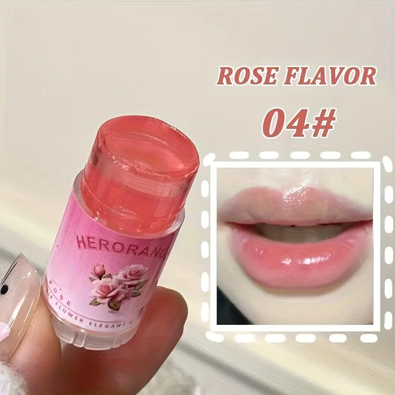 Flower Lip Balm - Moisturizing Tinted Lip Care & Hydrating Treatment Lip Care 04 1.8g Tidesmit