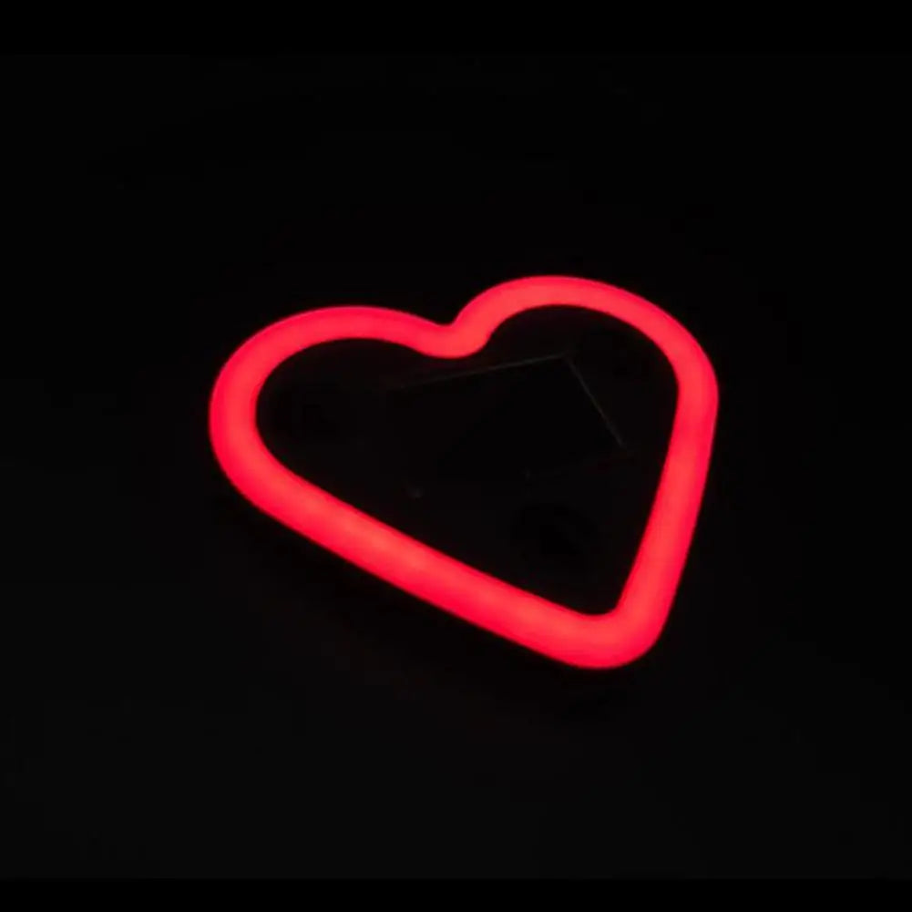Solar Heart LED Interior Light - Wireless Ambient Atmosphere Lamp Tidesmit