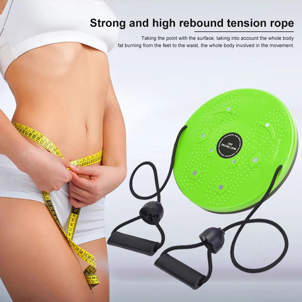 Waist Twisting Disc for Core Fitness - Magnetic Massage Plate Body Shaping Massage Equipment Tidesmit