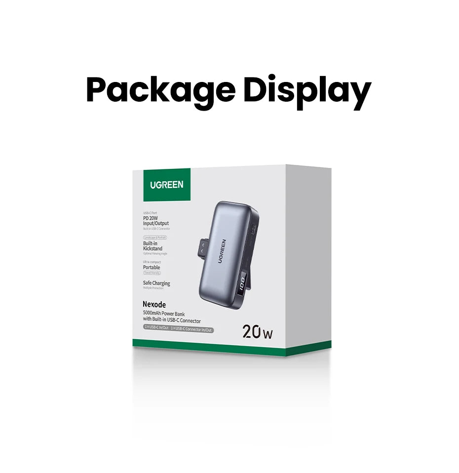 Tidesmit 5000mAh Portable Power Bank with USB-C PD Fast Charging Tidesmit