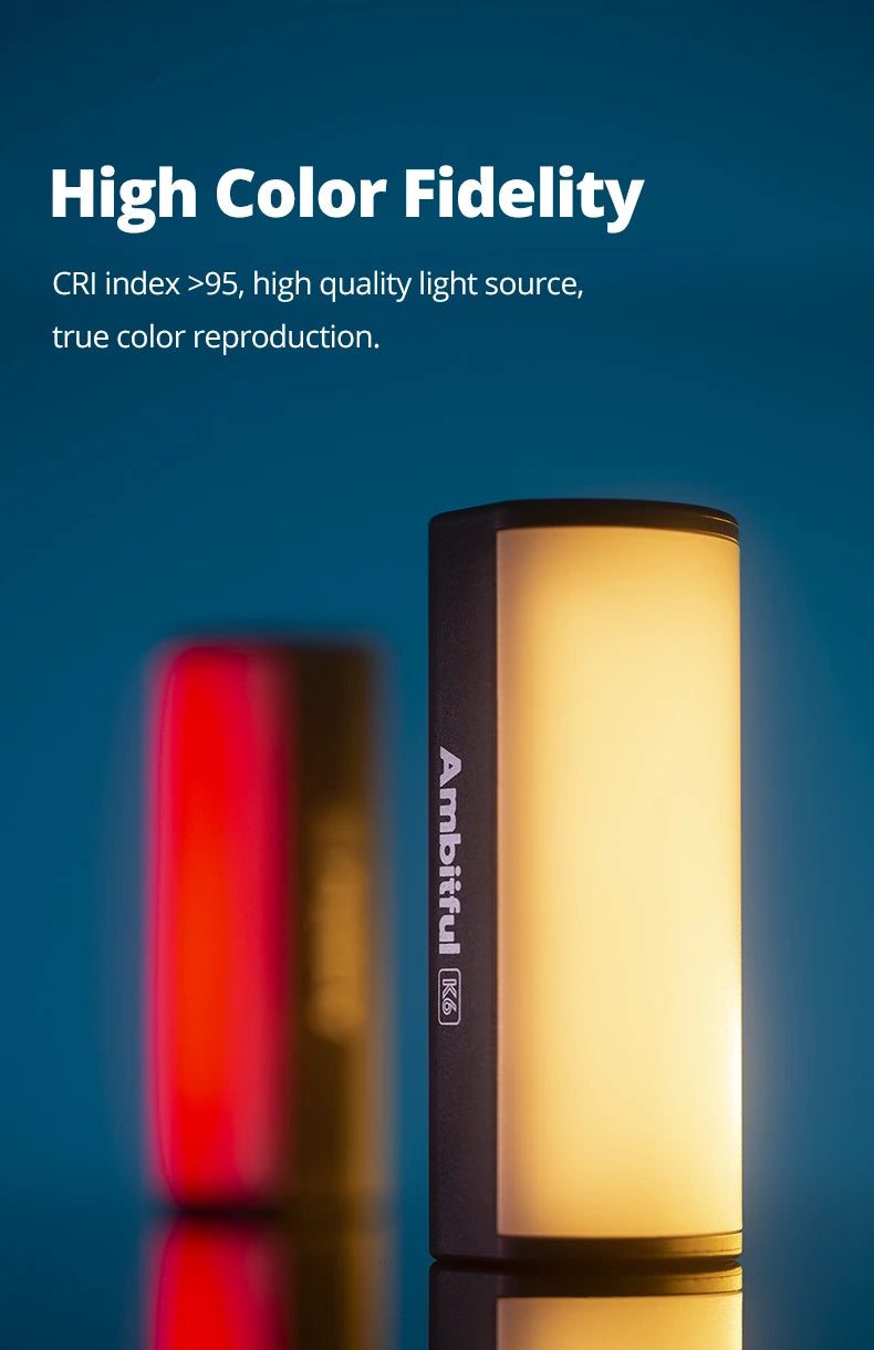 RGB Handheld LED Video Light - Magnetic Tube with Adjustable Temperature Tidesmit