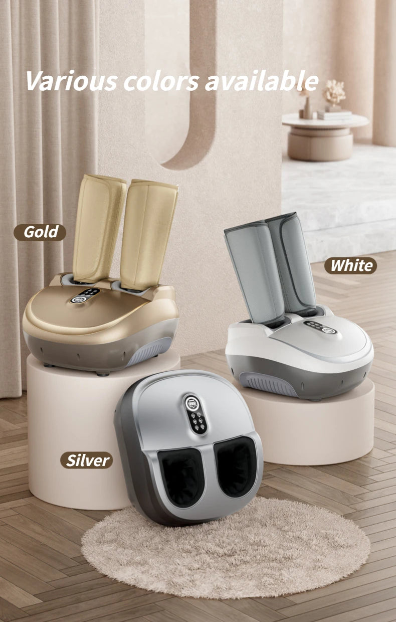 Electric Foot Massager with Heat and Airbag Shiatsu - Tidesmit Z12 Relaxation Treatment Tidesmit