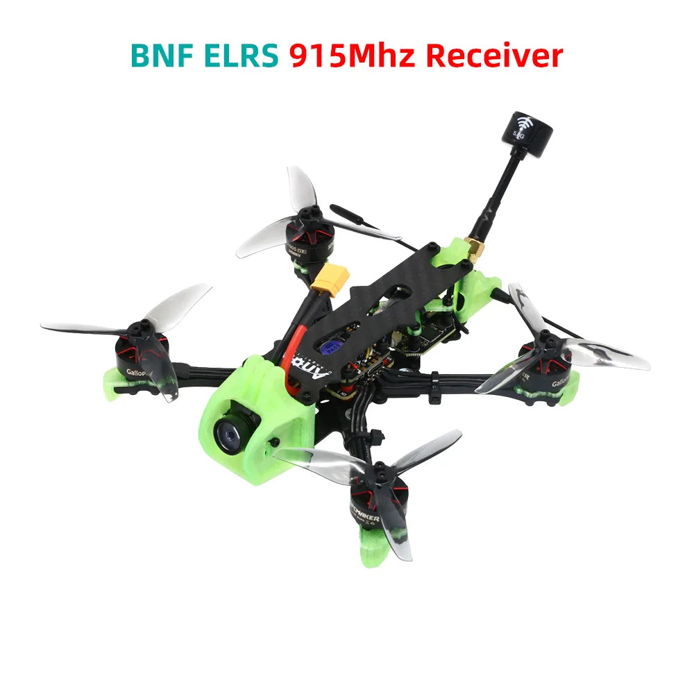 3 Inch FPV Drone F405 40A ESC 1200TVL BNF Tidesmit Quadcopter ELRS 915Mhz Tidesmit