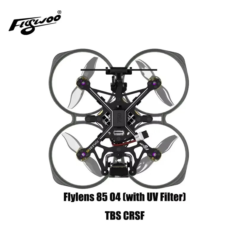 Flywoo Flylens 85 HD O4 FPV Drone - 2S Whoop with Wide Angle Lens 3 Tidesmit
