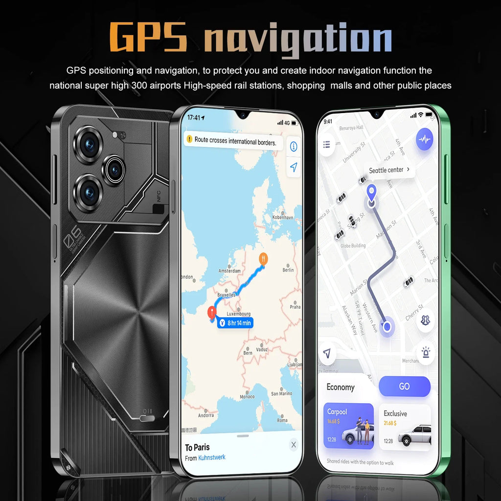 Pova 6 Pro 5G Smartphone 22GB 2TB Android 14 High-Capacity Device Tidesmit