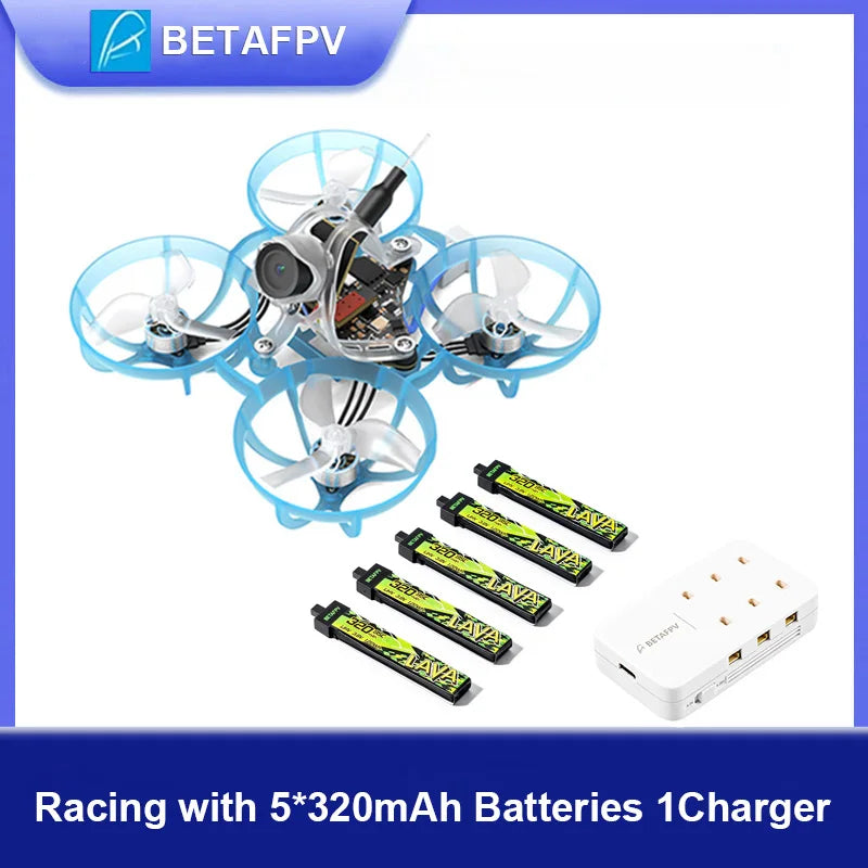 BETAFPV Air65 Brushless Whoop Drone - Lightweight FPV Racing Performance Racing 5B 320mAh 1C China Mainland Tidesmit
