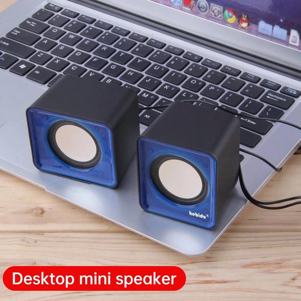 Stereo PC Soundbar - Wireless Audio Speaker for Laptop & Desktop Tidesmit