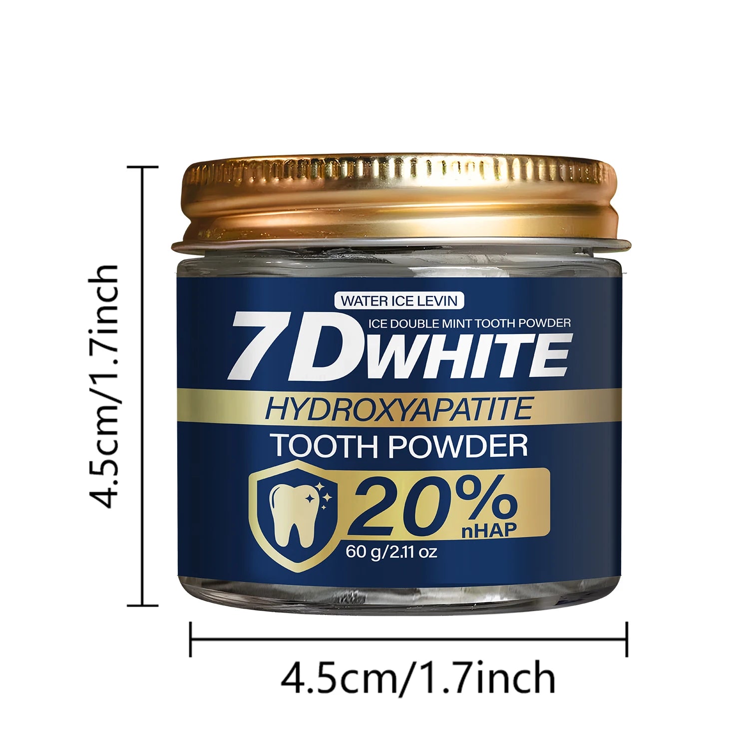 Tidesmit Hydroxyapatite Tooth Powder with 20% nHAP and charcoal for professional teeth whitening and fresh breath