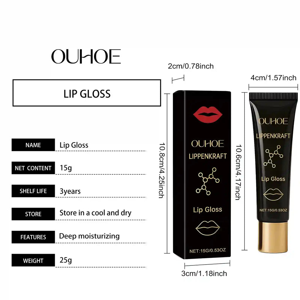 Natural Honey Lip Plumper Oil | Instant Volumizing Moisturizing Lip Care Lip Care Tidesmit