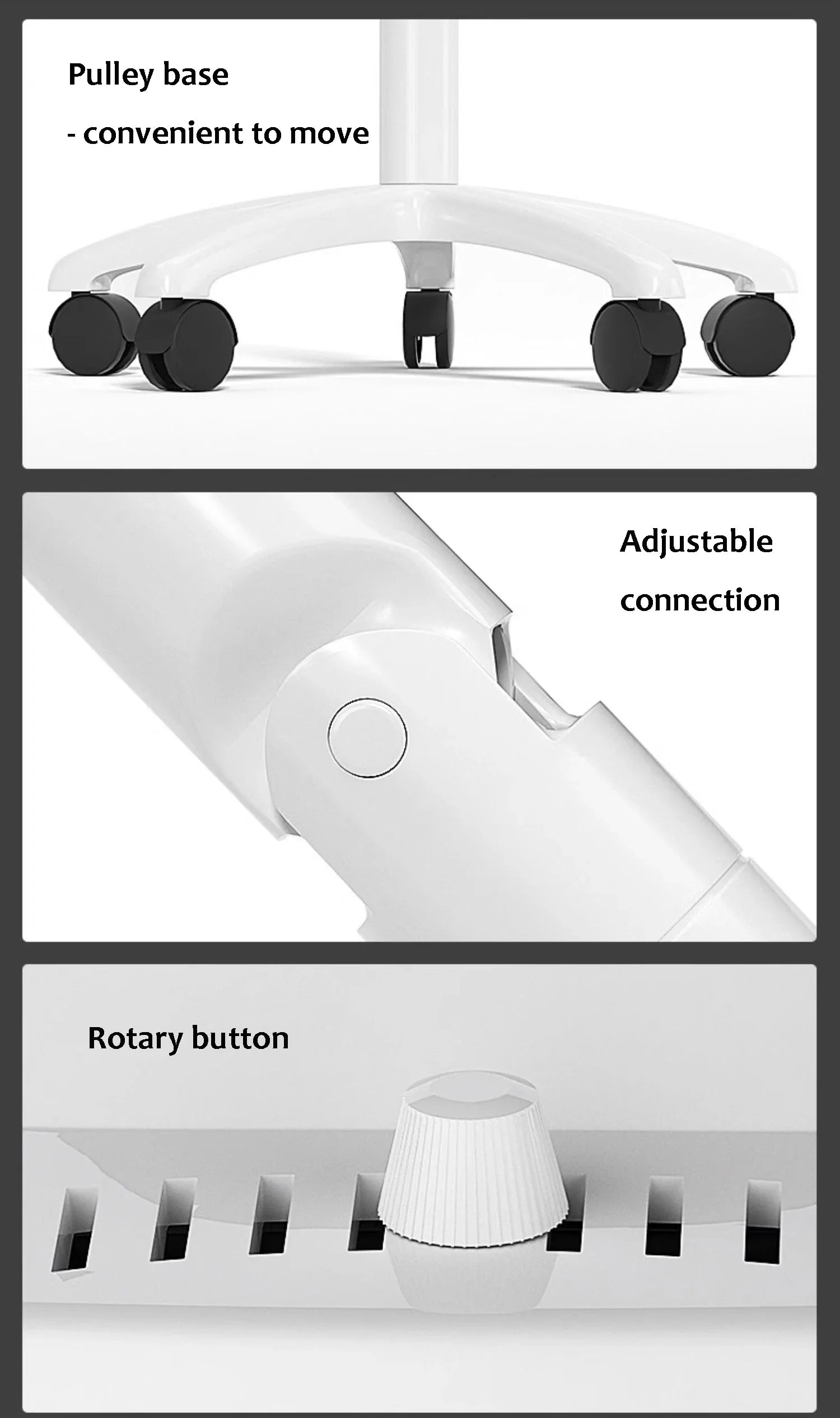 Dental LED Surgical Light - Movable Cold Shadowless Lamp (220V/110V) Massage Chairs Tidesmit