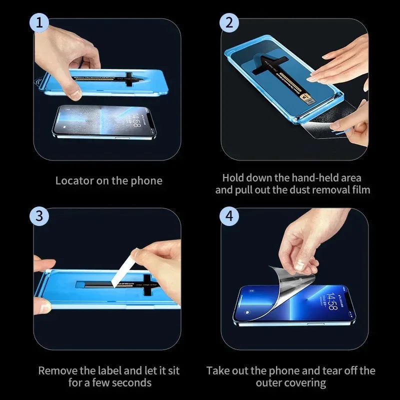 iPhone Privacy Screen Protector 5 Pack | Anti-Peeping Tempered Glass Tidesmit