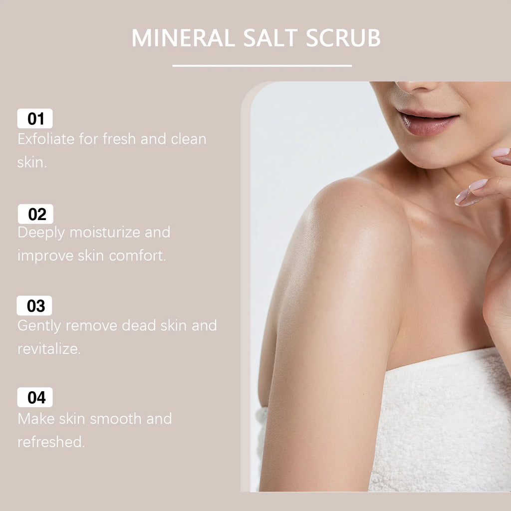 Body Exfoliating Scrub for Radiant Skin - 60g Natural Formula Scrubs Treatments Tidesmit