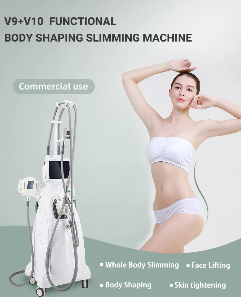 6-in-1 Vacuum Cavitation Roller Body Shaping Massager V9 V10 Model Body Shaping Massage Equipment Tidesmit