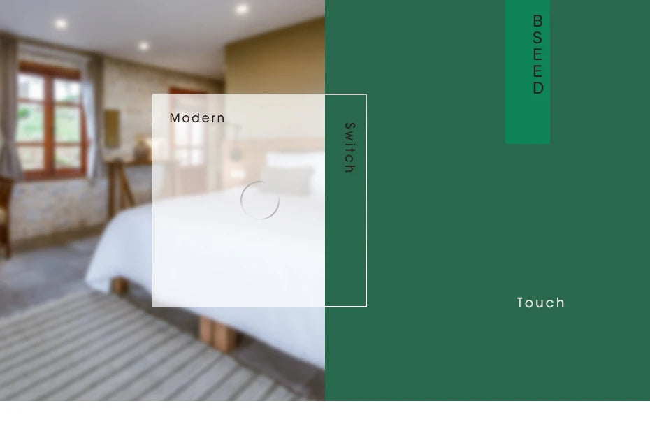 Crystal Glass WiFi Smart Light Switch | App-Controlled Wall Mount Tidesmit