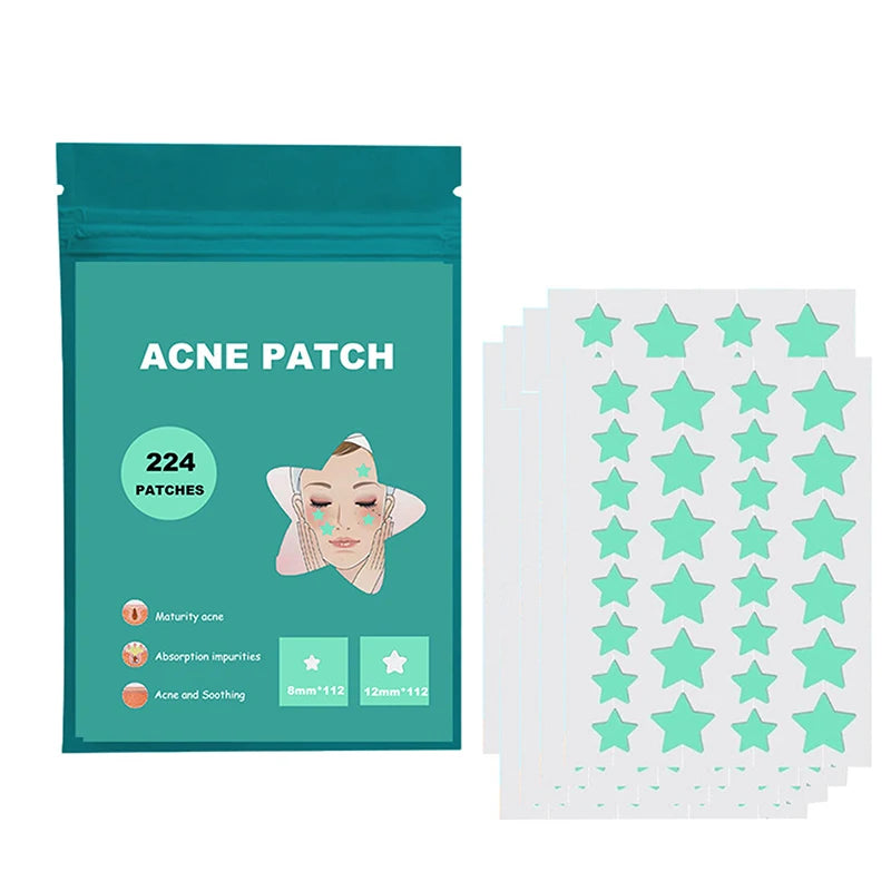 112 PCS/SET Star Pimple Patch Acne Colorful Invisible Acne Removal Skin Care Stickers Concealer Face Spot Beauty Skin Care Tools