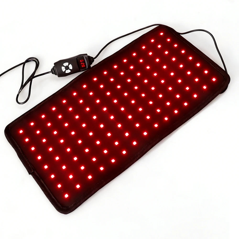 Red & Infrared 120pcs LED Light Therapy Belt 850nm 660nm Back Wrap Burn Fat Wrap Slimming Machine Waist Heat Pad Full Body