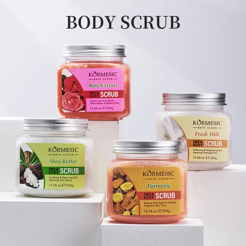 Turmeric Body Scrub for Deep Exfoliation | Natural Brightening Skincare Scrubs Treatments Tidesmit
