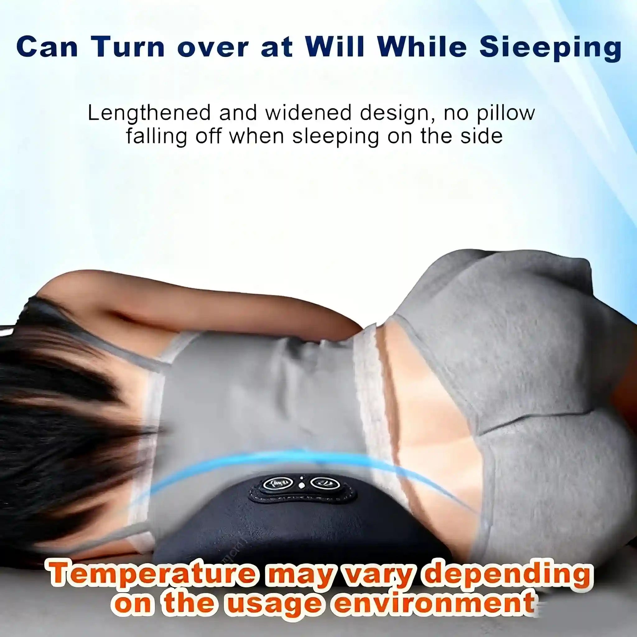 Back Massager with Heat and Vibration for Pain Relief - Tidesmit Relaxation Treatment Tidesmit