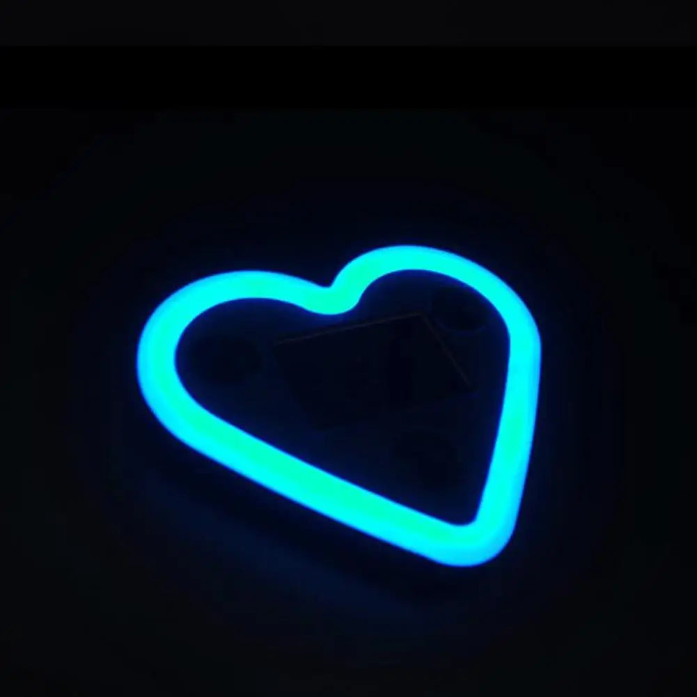 Solar Heart LED Interior Light - Wireless Ambient Atmosphere Lamp Tidesmit