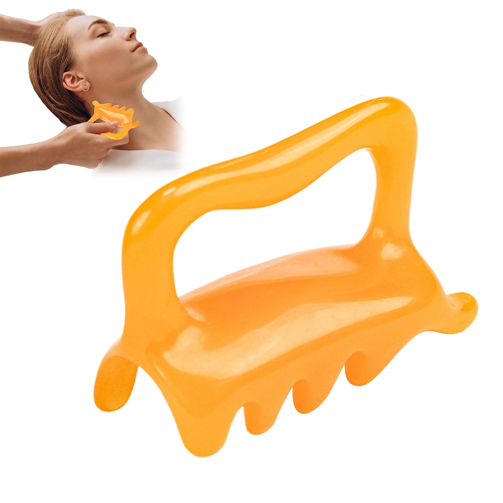 Fascia Massage Tool for Myofascial Release - Durable Resin Body Massager Body Shaping Massage Equipment Yellow Tidesmit
