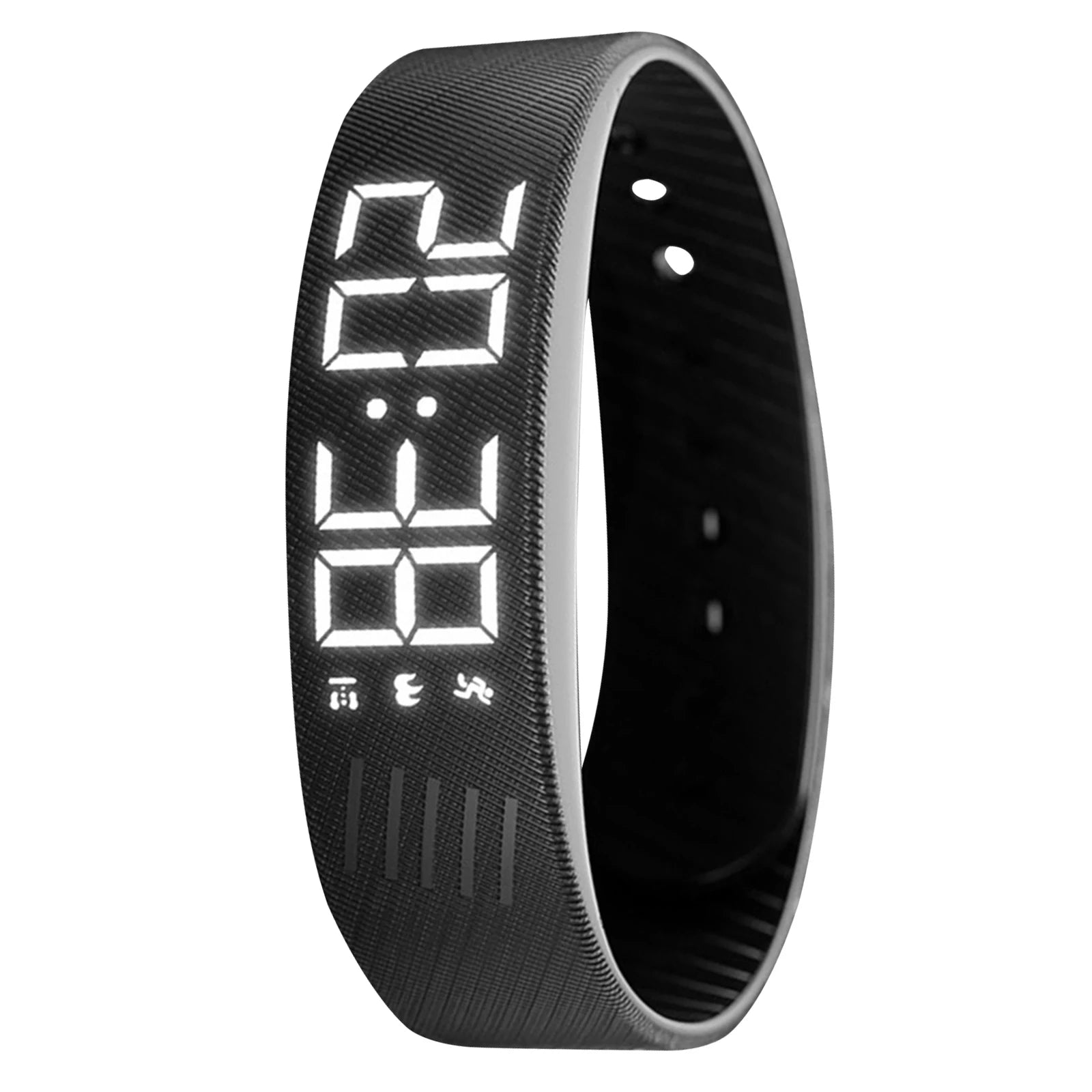 Vibrating Alarm Wristband Waterproof Silent Vibration Alarm Watch with Step Counter Pedometer for Heavy Sleepers Students