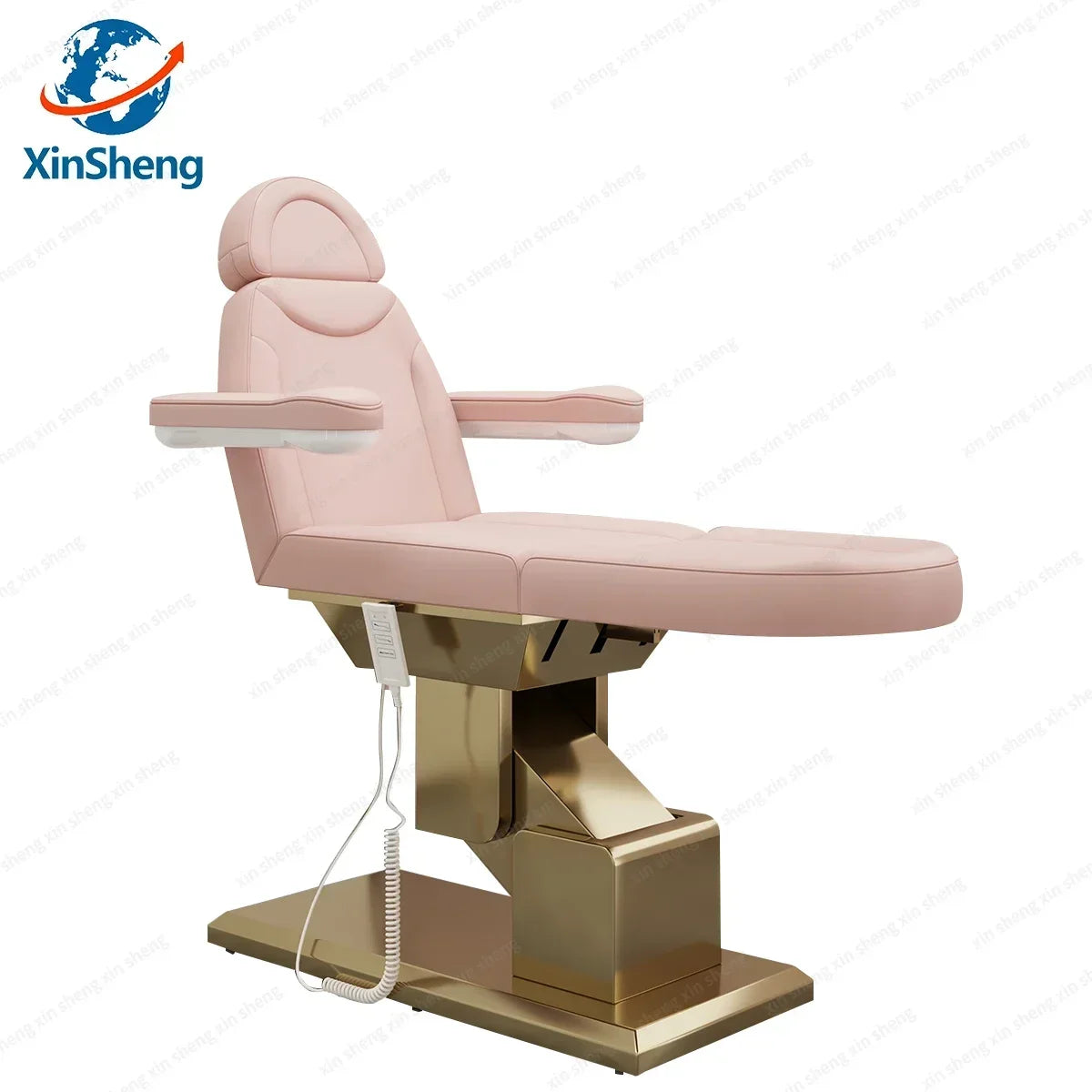 Electric Massage Bed | Adjustable Facial Spa Chair with Heat Therapy Massage Chairs Pink Tidesmit