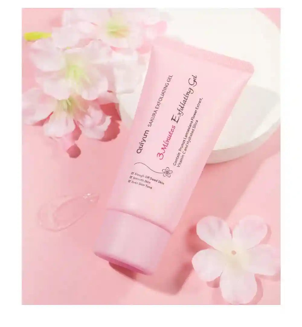 Sakura Exfoliating Peeling Gel | Deep Moisturizing Salon-Quality Scrub Scrubs Treatments 50g Tidesmit
