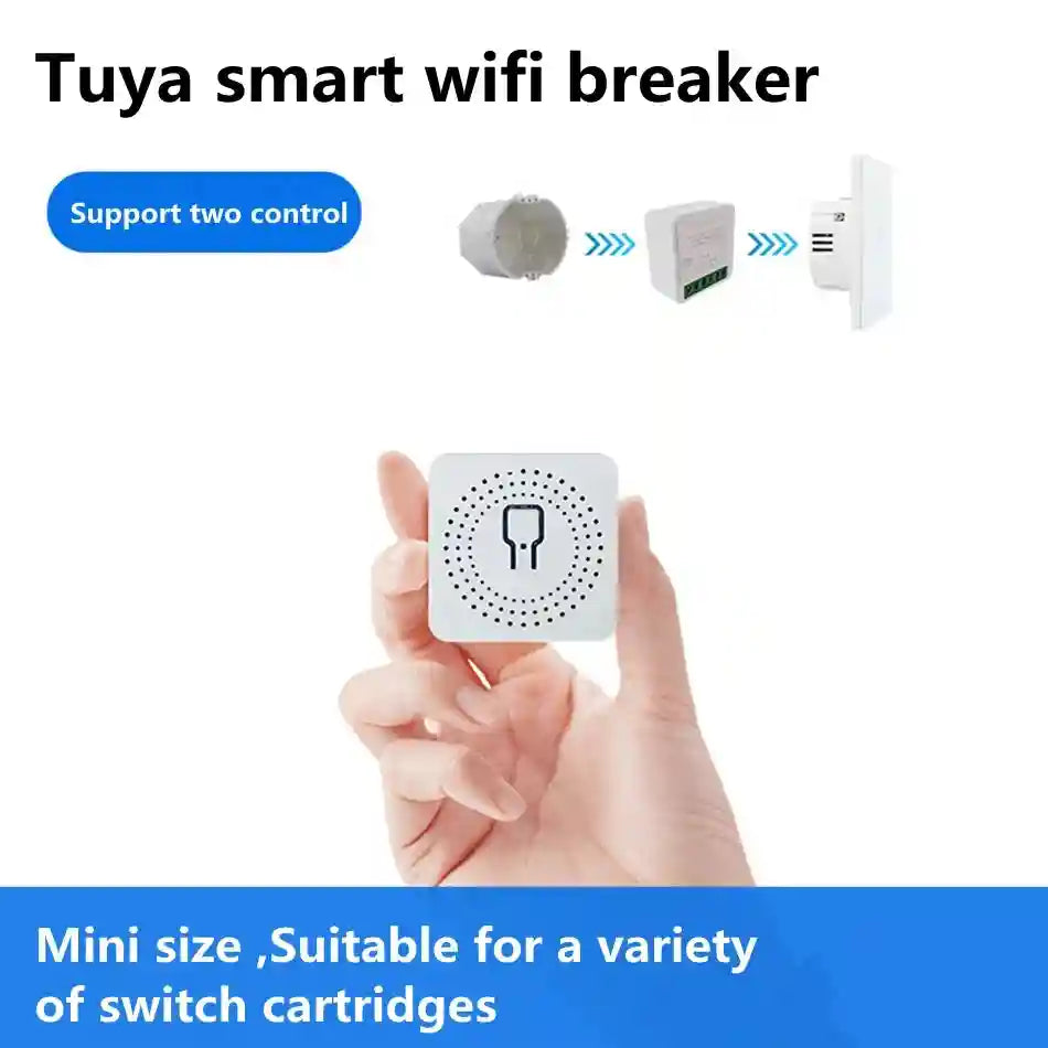 WiFi Smart Switch 16A Module – 2-Way Alexa and Google Home Compatible Tidesmit