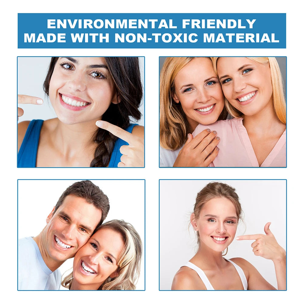Tidesmit resin false teeth for temporary filling, gum modification, and oral denture care restorative dentistry